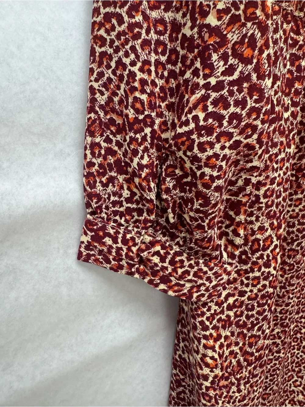 H&M Animal Print Long Sleeve Dress – Size 10